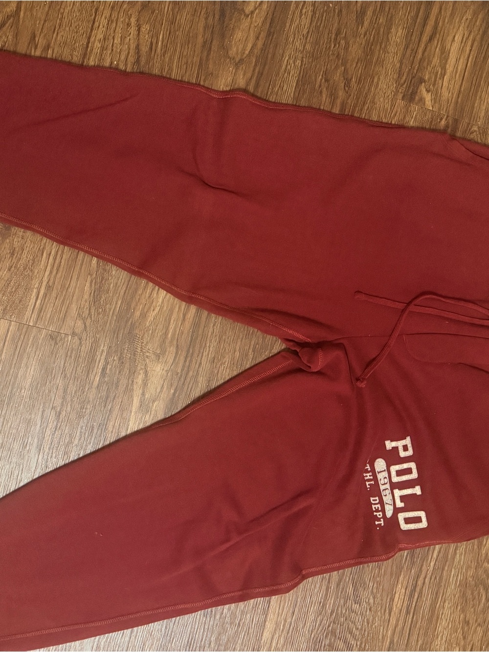 Polo by Ralph Lauren Red Mens Sweatpants with Logo XXL